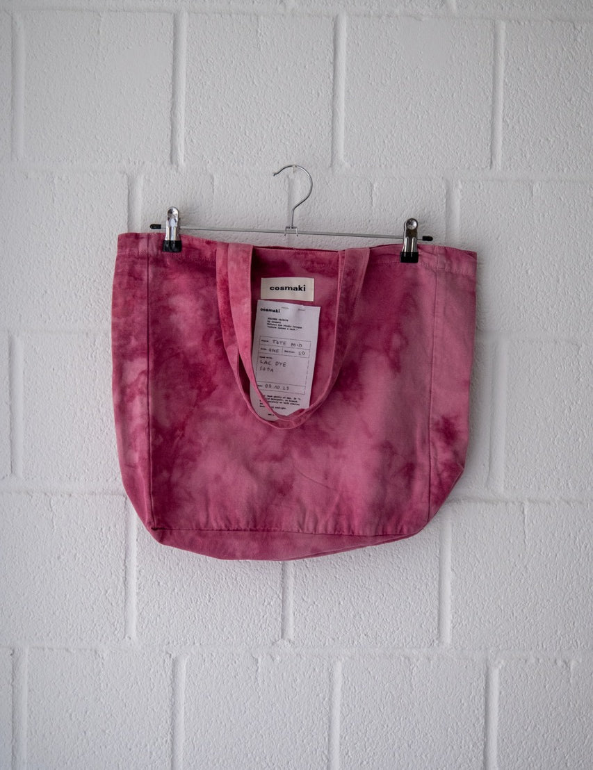 Mid Tote Bag Stain Dye Lac Dye / Soda