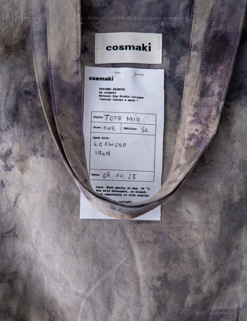Mid Tote Bag · Stain-Dye · Logwood / Iron