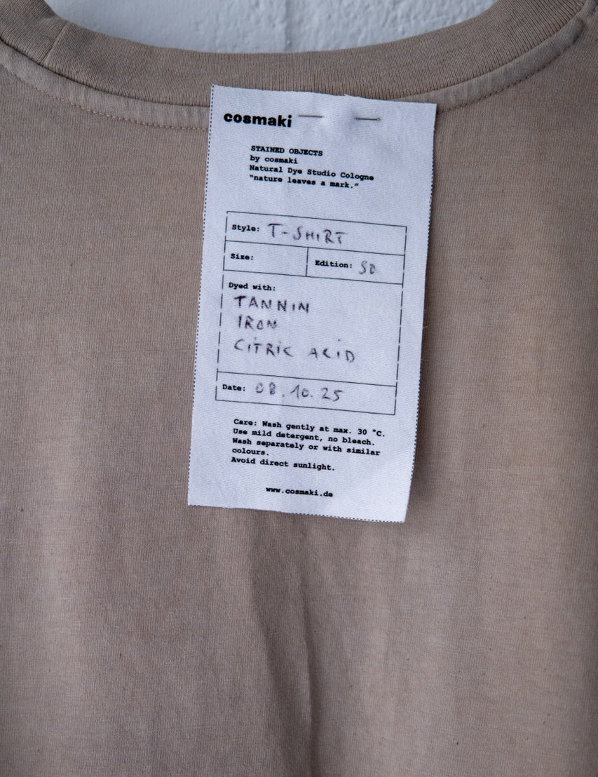 T-shirt · Tannin / Iron / Citric acid · Unisex